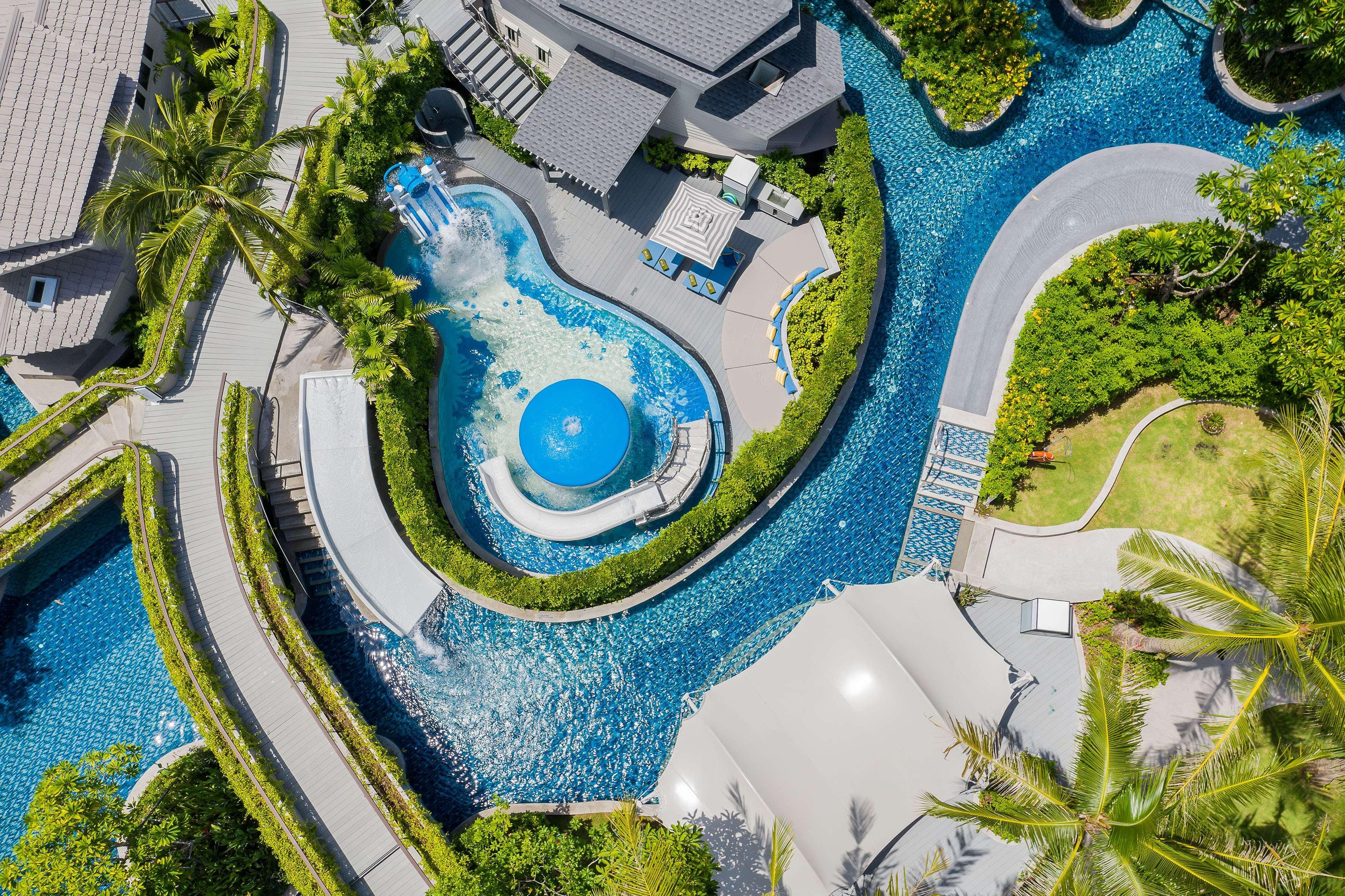 Hotel Melia Koh Samui Esterno foto Aerial view of the pool