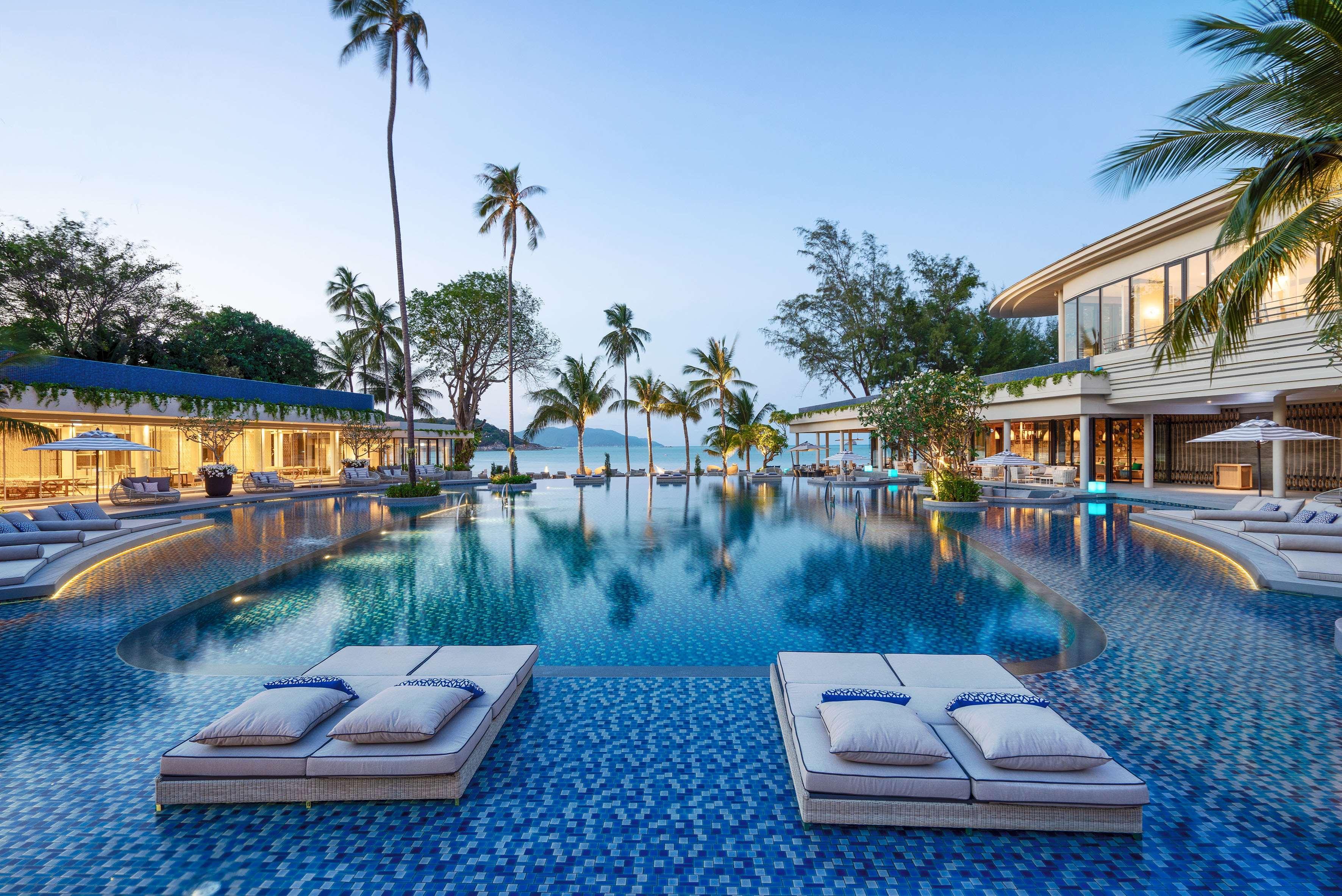 Hotel Melia Koh Samui Esterno foto The resort's main pool