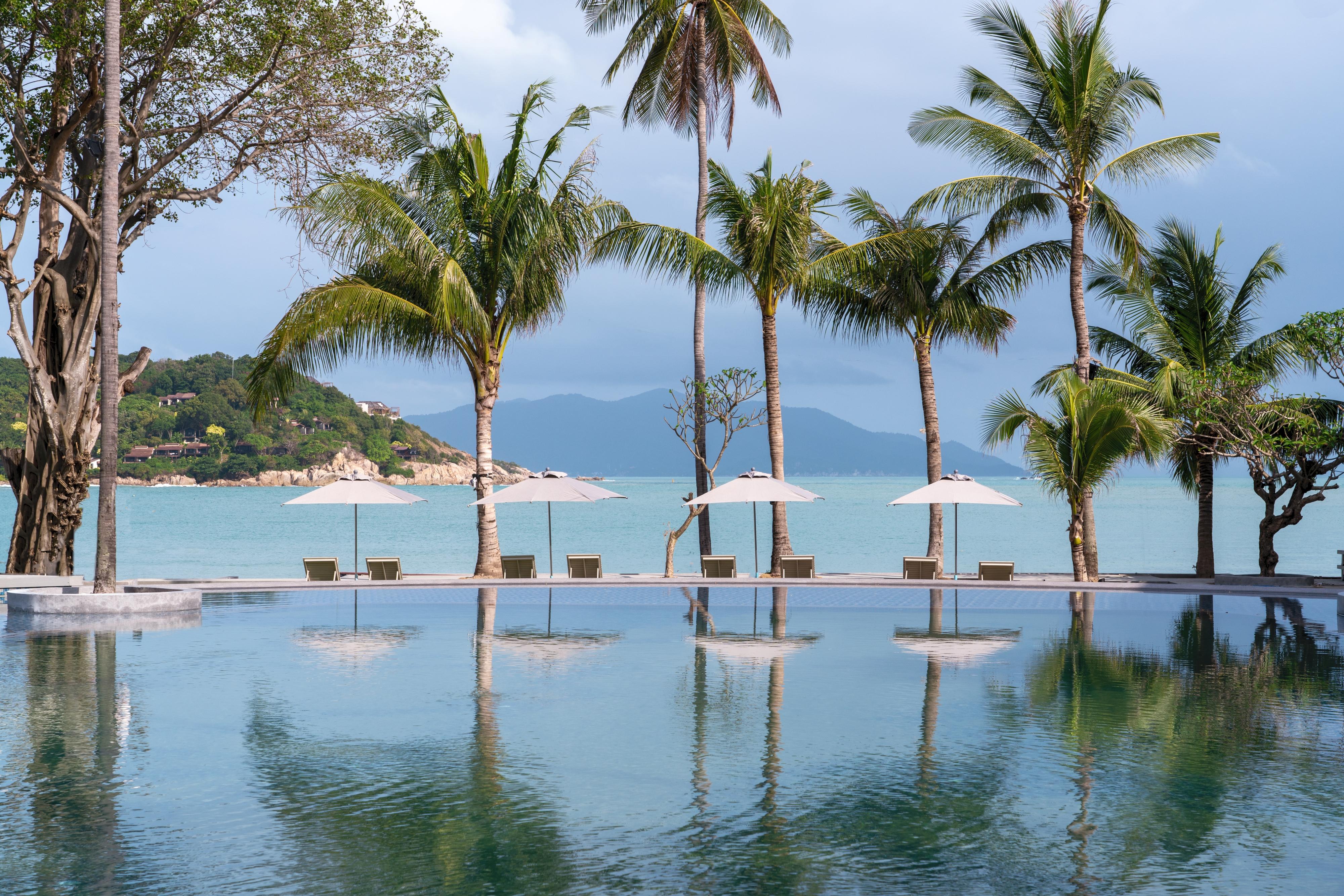 Hotel Melia Koh Samui Esterno foto View of the Andaman Sea from the resort