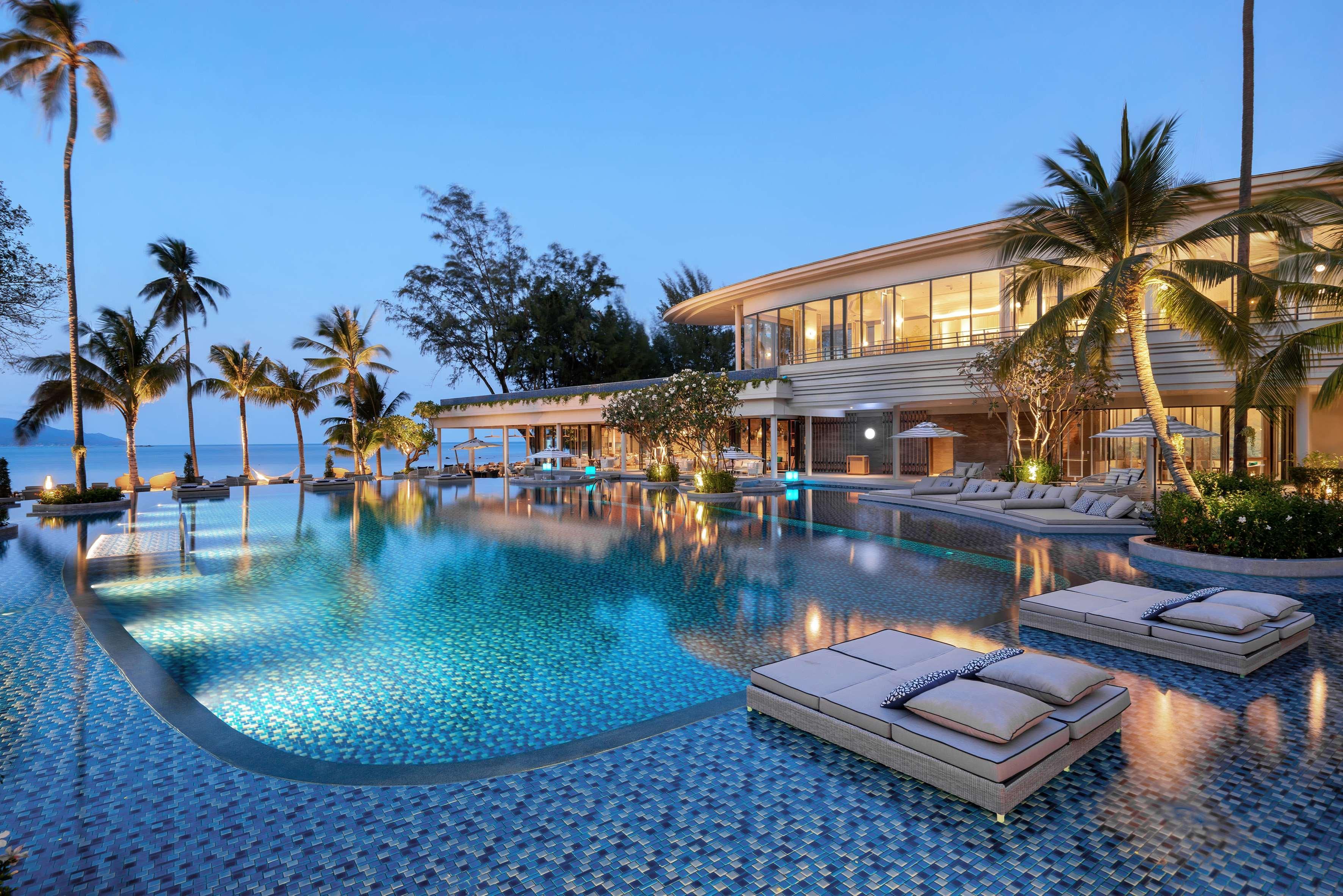 Hotel Melia Koh Samui Esterno foto The pool at the hotel
